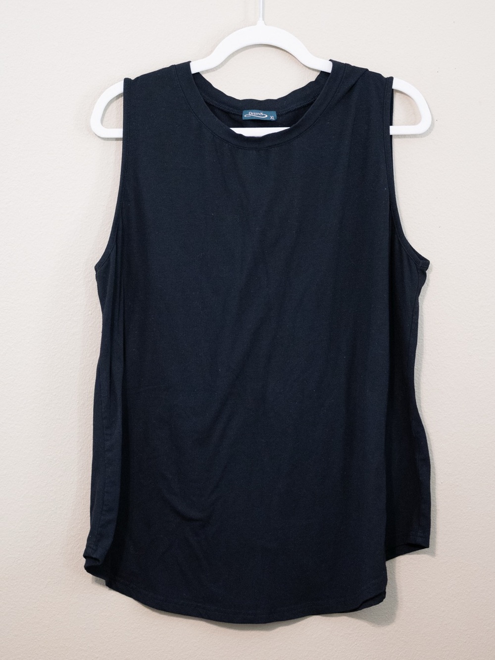 Ofeefan Black Sleeveless Tank Top XL Casual Layering Basic